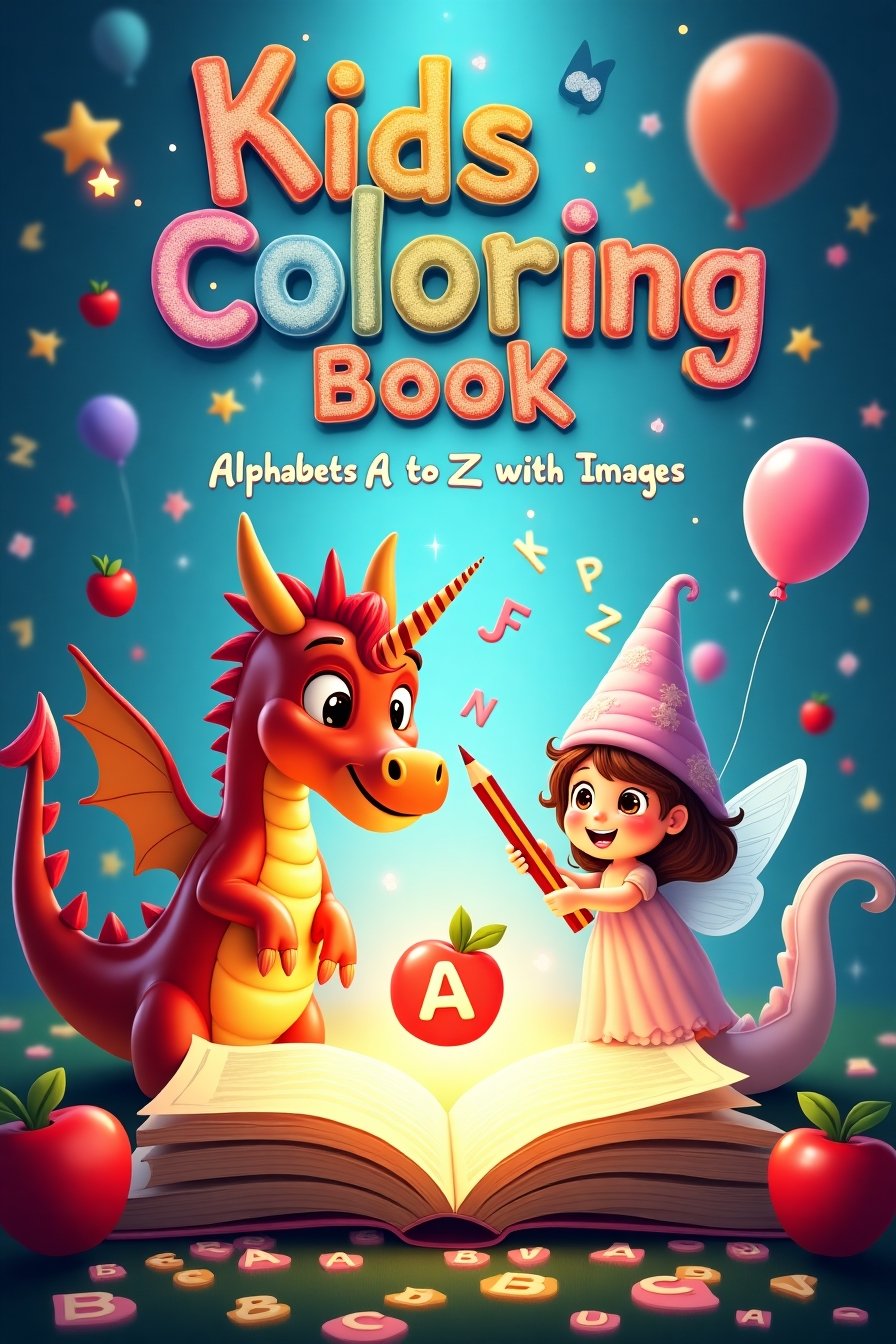 Printable ABC color book For kids age3+